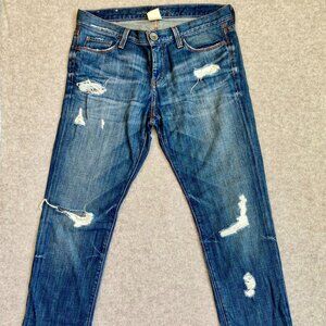 🌷 Banana Republic Mid-Rise Distressed Skinny Jeans